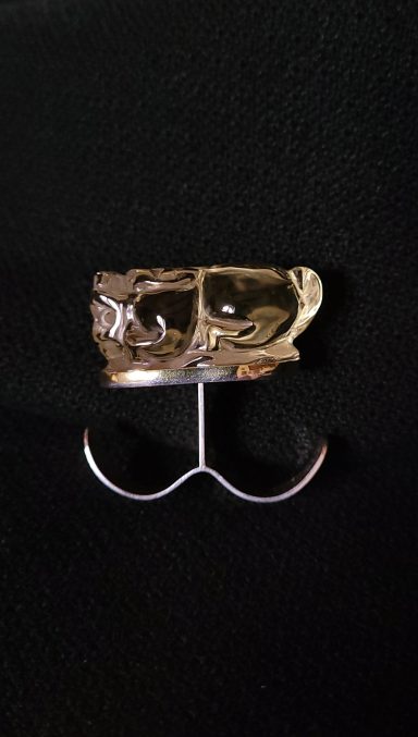 Citrine Pixiu Dragon Ring